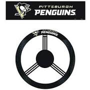 NHL Pittsburgh Penguins Poly-Suede Steering Wheel Cover