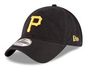 MLB Pittsburgh Pirates New Era Black Core Classic 9TWENTY Adjustable 