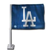 MLB Los Angeles Dodgers Wincraft Two Sided Blue Car Flag
