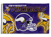 NFL Minnesota Vikings 3 Ft. X 5 Ft. Flag W/Grommetts